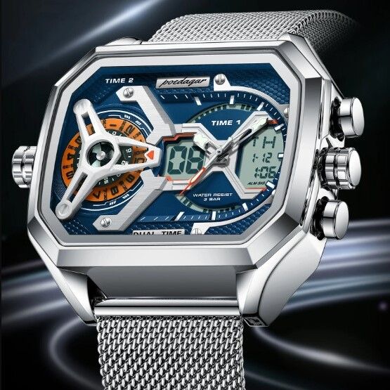 Чоловічий спортивний тактичний годинник Poedagar Reactor - зображення 5
