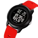 Чоловічий спортивний водостійкий тактичний годинник Skmei Red