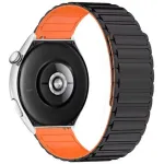 Каучуковий ремінець зі вставками Orange/Black 22