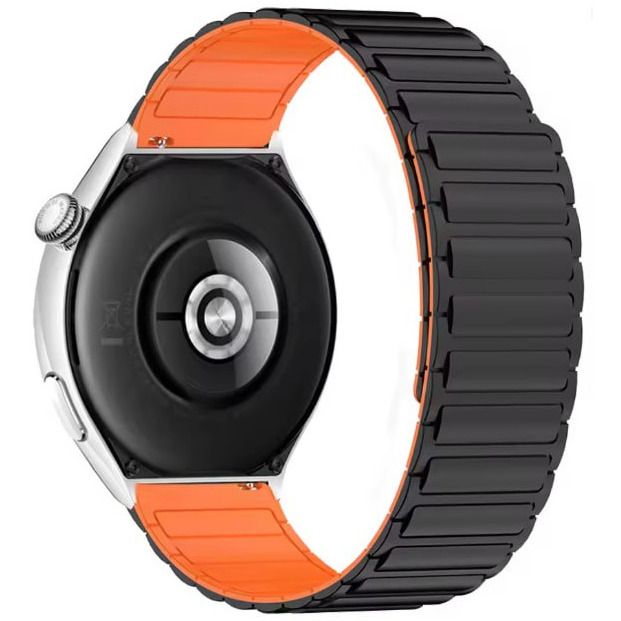 Каучуковий ремінець зі вставками Orange/Black 22 - зображення 1