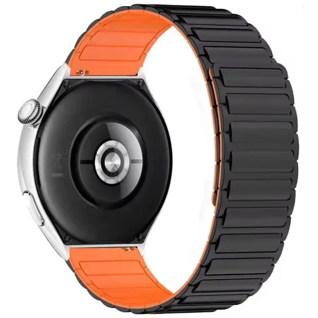 Каучуковий ремінець зі вставками Orange/Black 22 - зображення 1