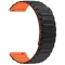 Каучуковий ремінець зі вставками Orange/Black 22
