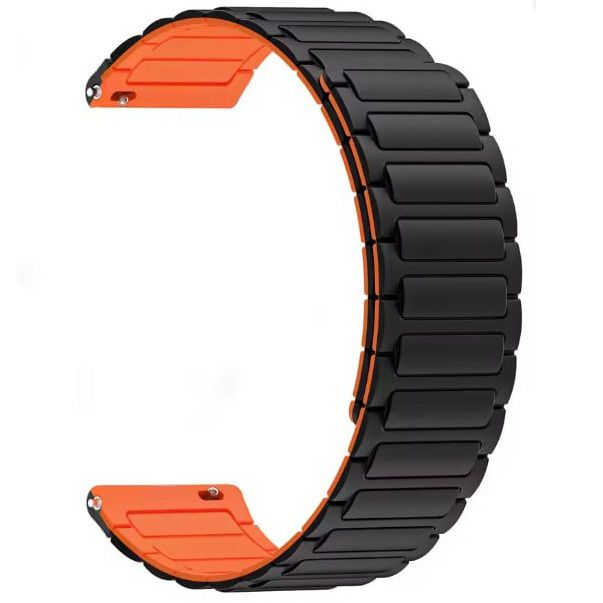 Каучуковий ремінець зі вставками Orange/Black 22 - зображення 2