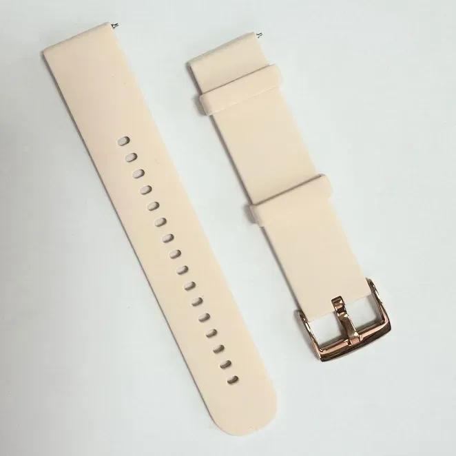 Ремінець каучуковий пудровий розмір 20 - зображення 1