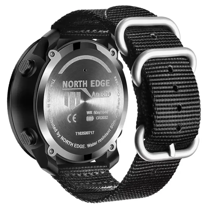 Ремінець тканевий North Edge Desert чорний розмір 22 - зображення 1