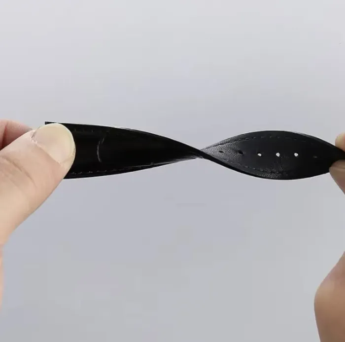 Ремінці Ремінець чорний DeLuxe кліпсовий розмір 20 - зображення 5