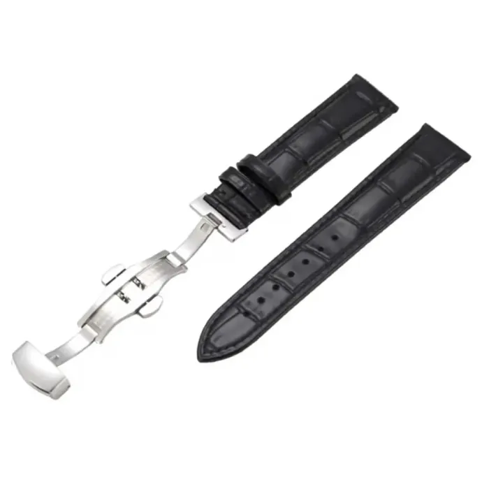 Ремінці Ремінець чорний DeLuxe кліпсовий розмір 20 - зображення 1