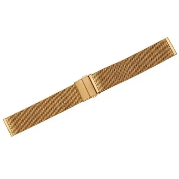 Ремінець міланське плетіння золотий розмір 16 - зображення 3