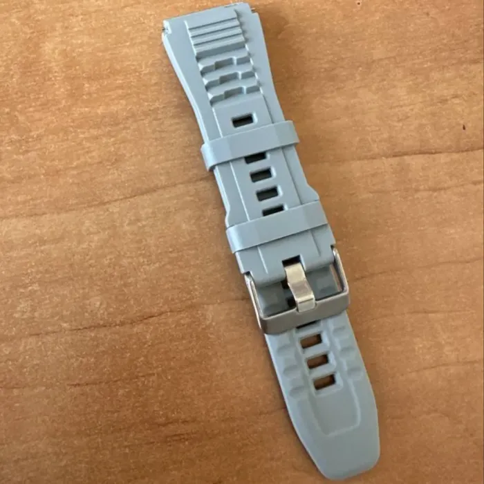 Ремінець сірий каучуковий розмір 24 - зображення 2