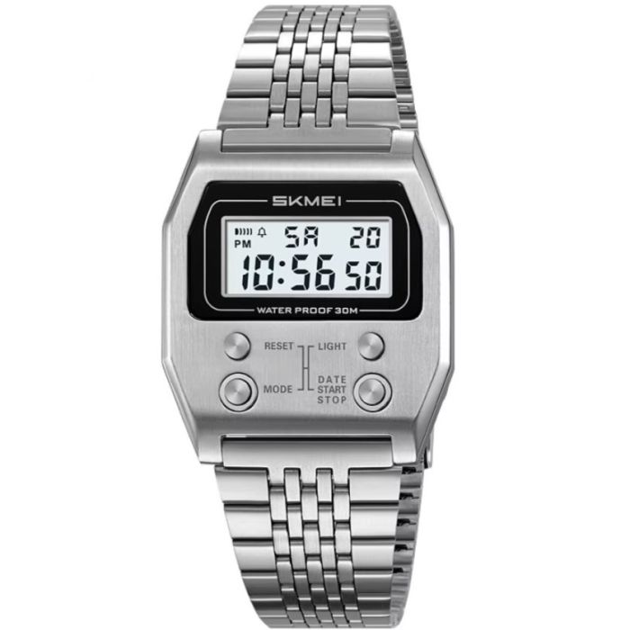 Чоловічий спортивний тактичний годинник Skmei Retro Steel - изображение 1
