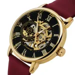 Жіночий механічний годинник Forsining Rich Ruby Red