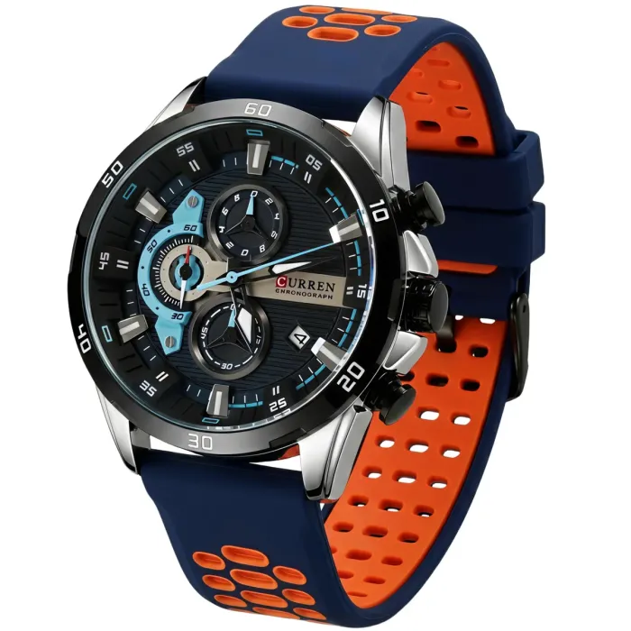 Чоловічий годинник Curren Roberto Lava Blue - зображення 2