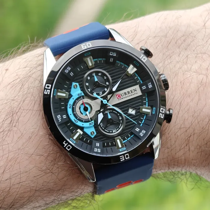 Чоловічий годинник Curren Roberto Lava Blue - зображення 3