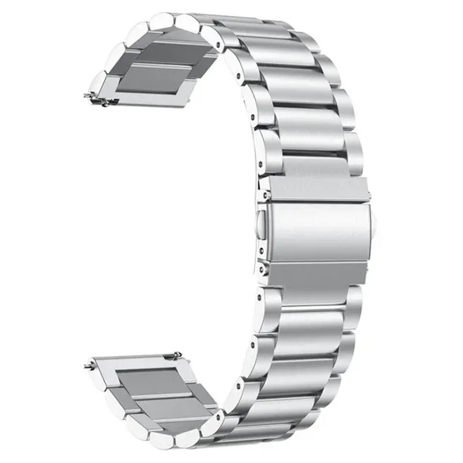 Ремінець металевий срібний розмір 20 - зображення 1