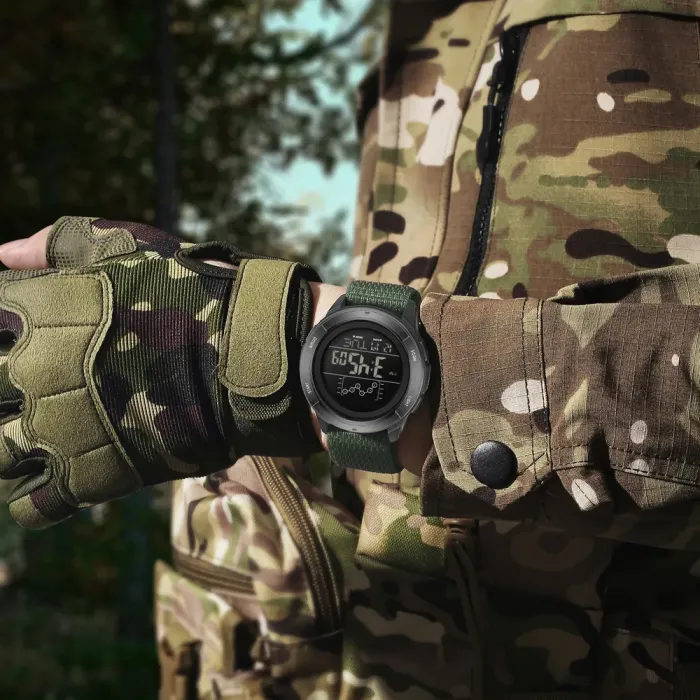 Чоловічий водостійкий спортивний тактичний годинник Sanda Cricket - зображення 8