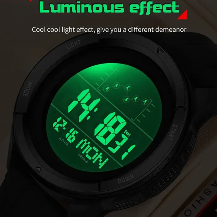 Чоловічий водостійкий спортивний тактичний годинник Sanda Cricket - зображення 10