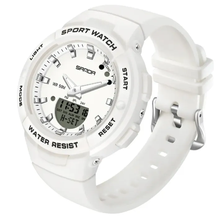 Чоловічий водостійкий спортивний тактичний годинник Sanda Easy - зображення 1
