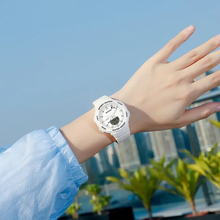 Чоловічий водостійкий спортивний тактичний годинник Sanda Easy - зображення 7