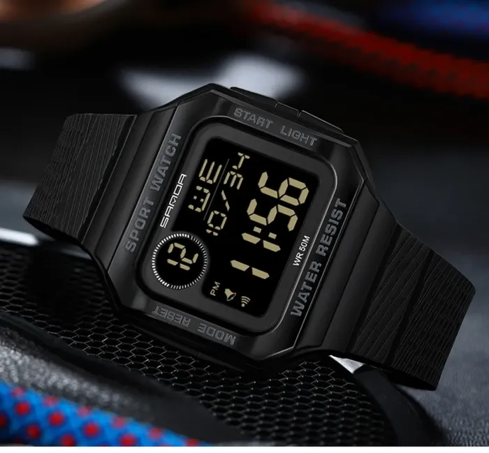 Чоловічий водостійкий спортивний тактичний годинник Sanda Helicopter - зображення 6