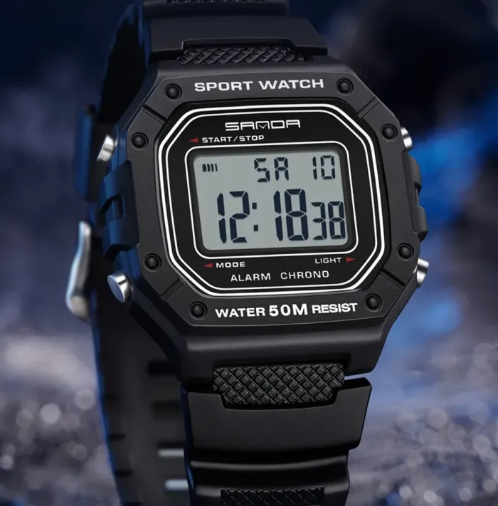 Чоловічий спортивний водостійкий тактичний годинник Sanda Liner - зображення 8