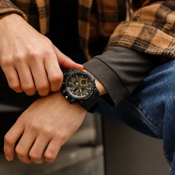 Чоловічий водостійкий спортивний тактичний годинник Besta Power - зображення 7