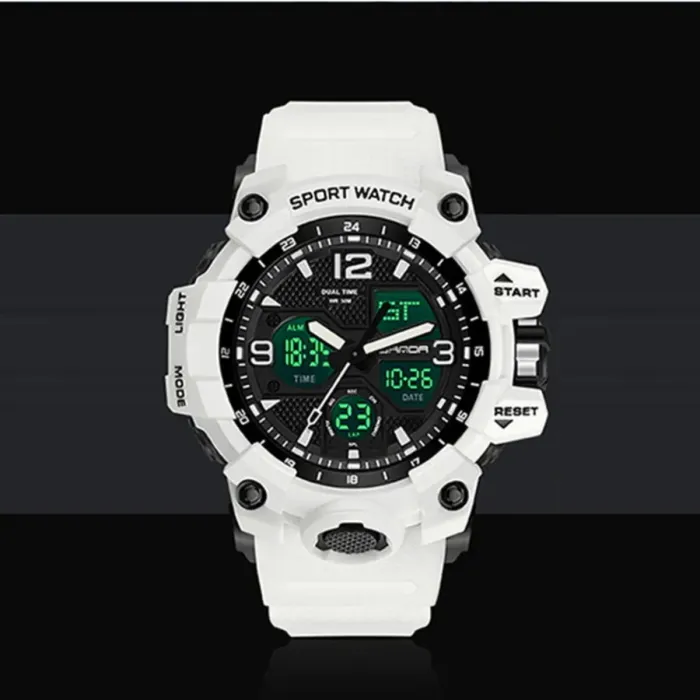 Чоловічий водостійкий спортивний тактичний годинник Sanda Snow - зображення 5