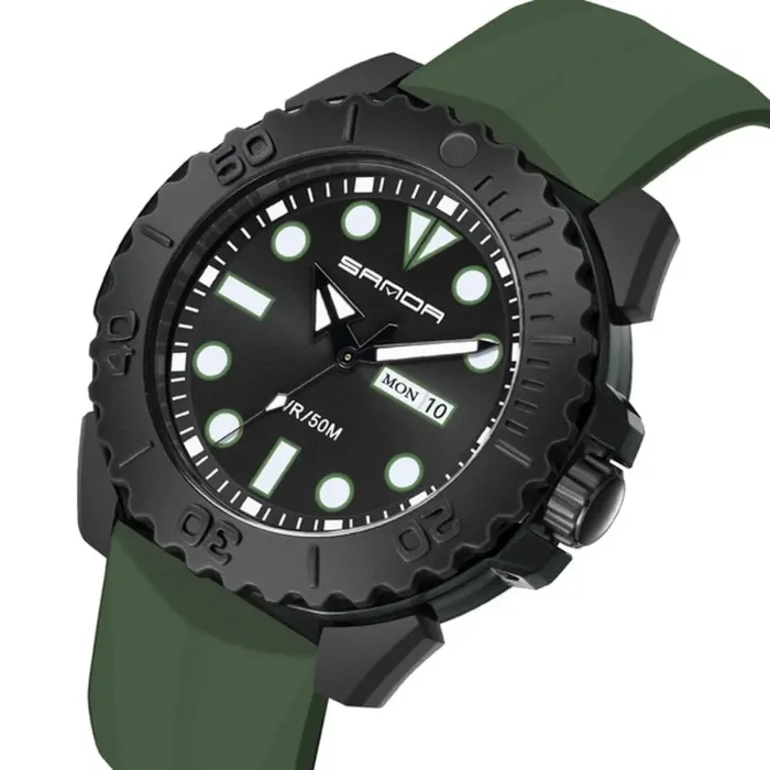 Чоловічий водостійкий спортивний годинник Sanda Tropic - зображення 1