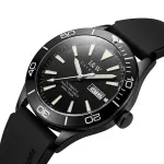 Чоловічий механічний годинник Carnival Shark Sport Black 10 Bar