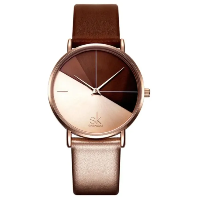 Жіночі годинники Shengke Duos Brown - зображення 2