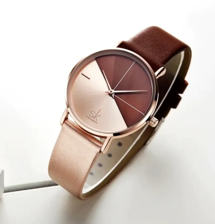 Жіночі годинники Shengke Duos Brown - зображення 3