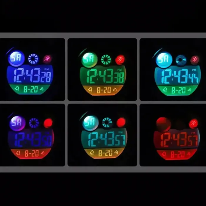 Чоловічий водостійкий спортивний тактичний годинник Skmei Kids KamoGreen - зображення 6