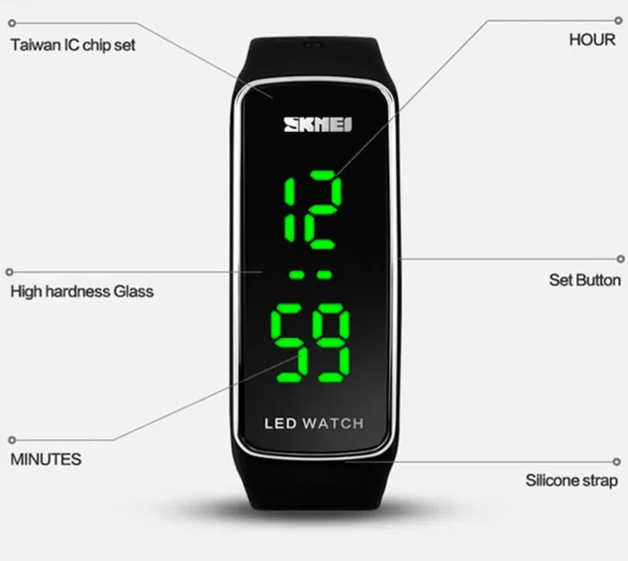 Чоловічий спортивний годинник Skmei Electro 1119 - зображення 7