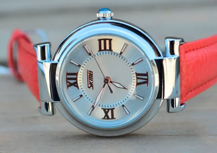 Жіночий годинник Skmei Elegant Red 9075R - зображення 3