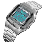 Чоловічий спортивний кварцовий годинник Skmei Illuminator Silver 1381