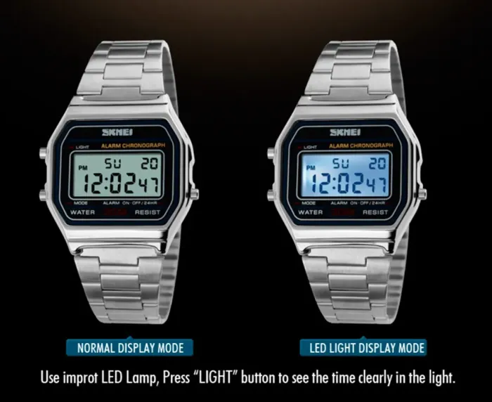 Чоловічий годинник Skmei Popular Silver 1123S - зображення 4