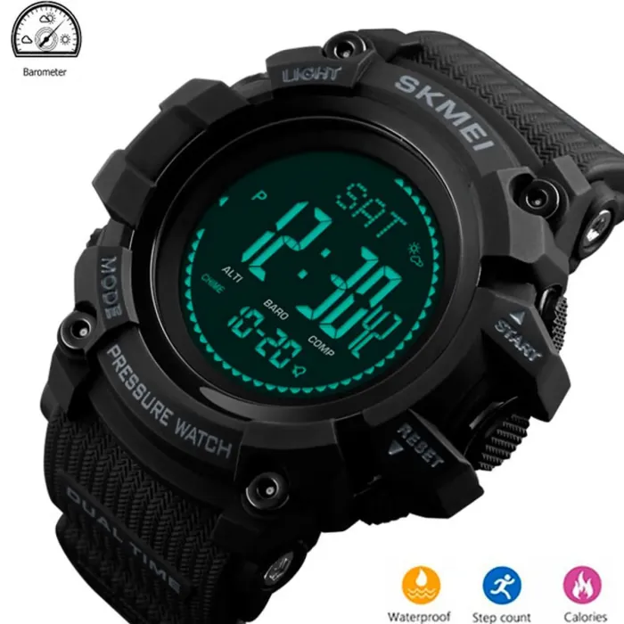 Чоловічі годинники Skmei Processor з компасом - зображення 1