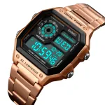 Чоловічий спортивний водостійкий годинник Skmei Ripple RoseGold 1335
