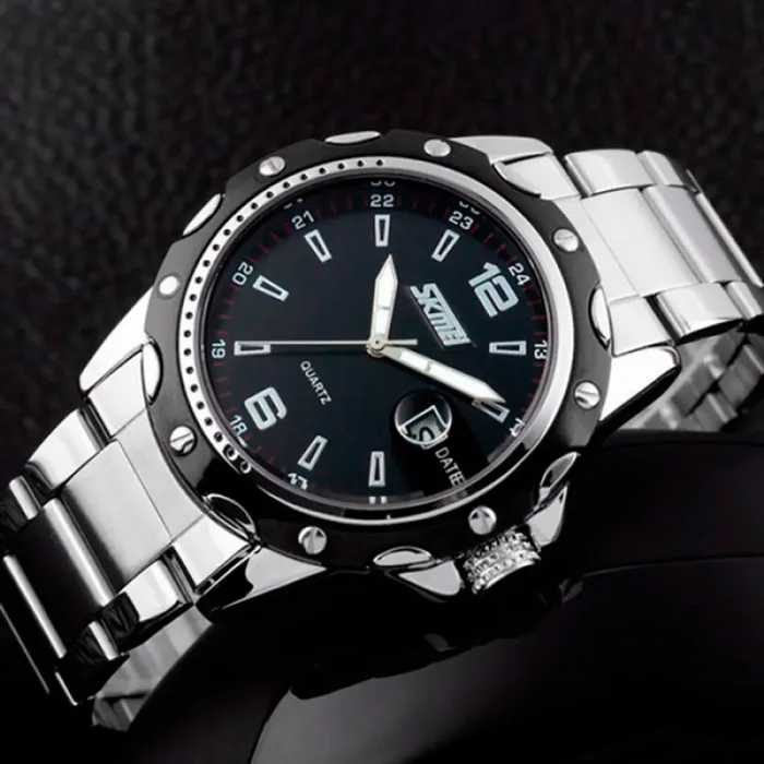 Чоловічий годинник Skmei Robby Steel 0992S - зображення 1