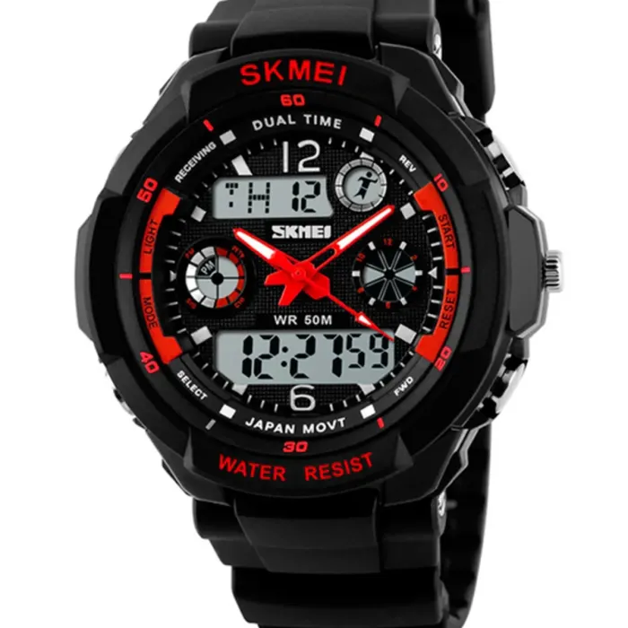 Дитячий годинник Skmei S-Shock Red 0931R - зображення 1