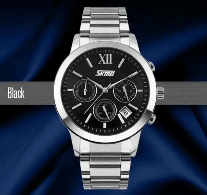 Чоловічий водостійкий годинник Skmei Amber New - зображення 4
