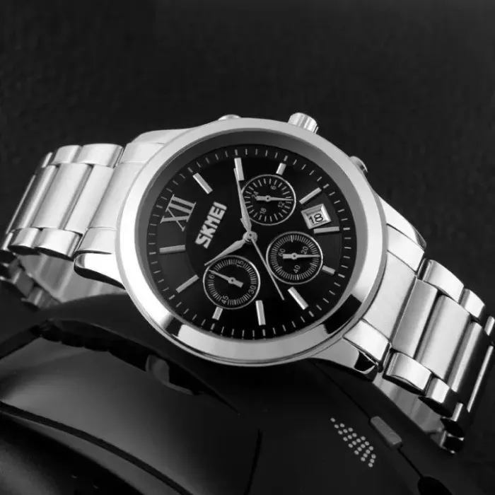 Чоловічий водостійкий годинник Skmei Amber New - зображення 3