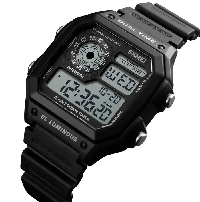 Чоловічий водостійкий спортивний тактичний годинник Skmei Arizona - зображення 2