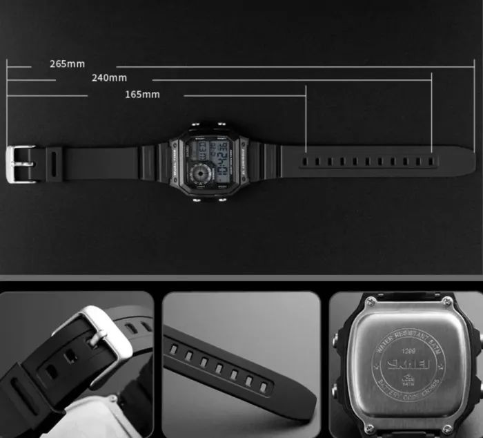 Чоловічий водостійкий спортивний тактичний годинник Skmei Arizona - зображення 4