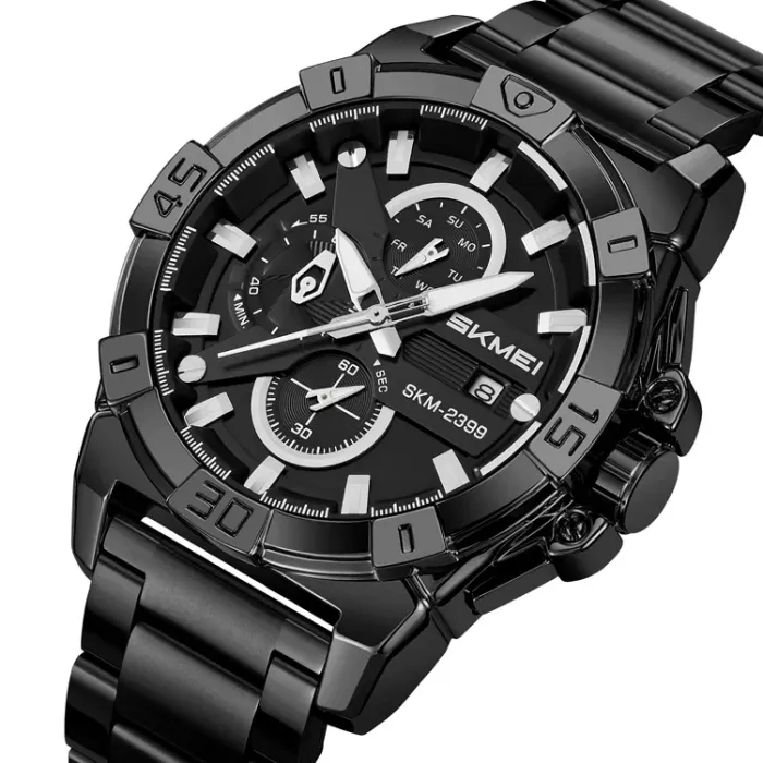 Чоловічий водостійкий годинник Skmei Basket - зображення 1