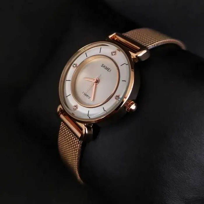 Жіночі годинники Skmei Batterfly Steel - зображення 4