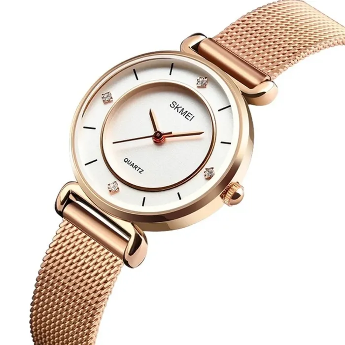Жіночі годинники Skmei Batterfly Steel - зображення 1