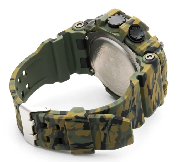 Чоловічий водостійкий спортивний тактичний годинник Skmei Brave ЗСУ - зображення 11