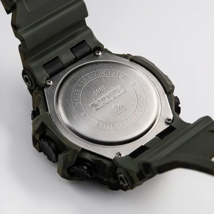 Чоловічий водостійкий спортивний тактичний годинник Skmei Brave ЗСУ - зображення 7
