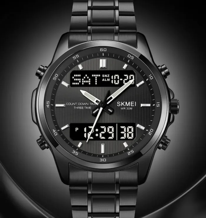 Чоловічий спортивний водостійкий тактичний годинник Skmei Columb - зображення 4