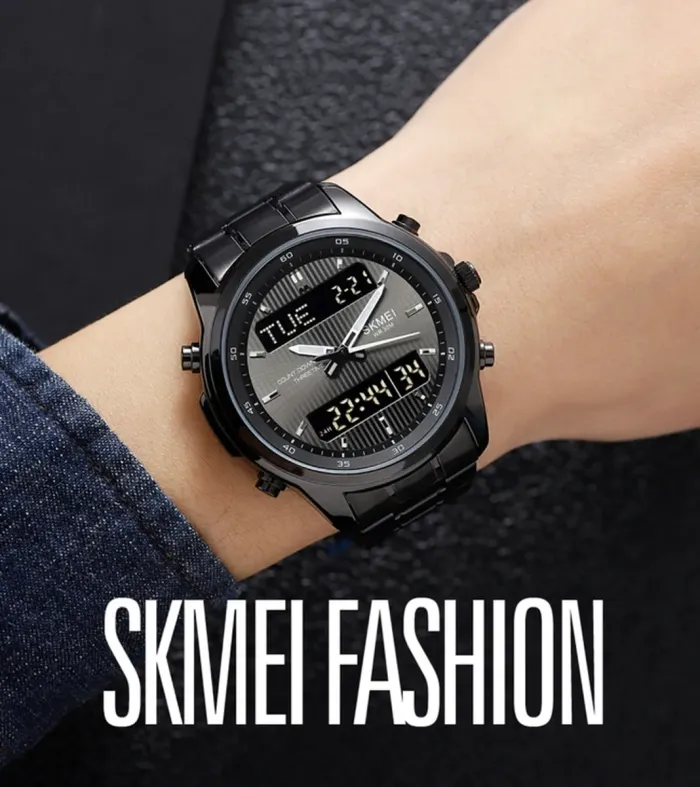 Чоловічий спортивний водостійкий тактичний годинник Skmei Columb - зображення 5